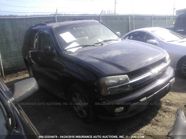 1GNDT13S422208618 - 2002 CHEVROLET TRAILBLAZER  BLACK photo 1