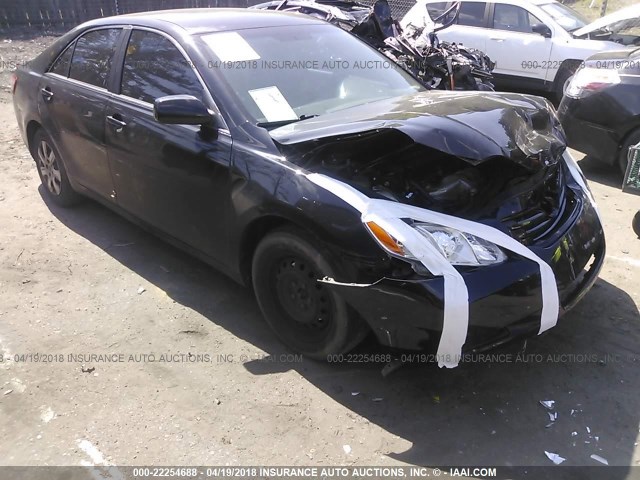 4T1BE46K78U196982 - 2008 TOYOTA CAMRY CE/LE/XLE/SE BLACK photo 1
