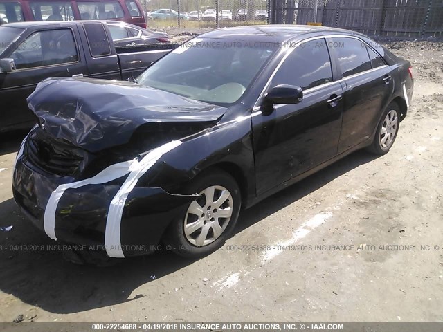 4T1BE46K78U196982 - 2008 TOYOTA CAMRY CE/LE/XLE/SE BLACK photo 2