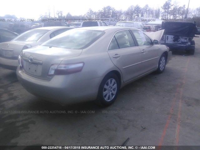 4T1BB46K27U025967 - 2007 TOYOTA CAMRY NEW GENERAT HYBRID BEIGE photo 4