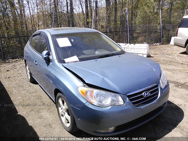 KMHDU46D97U077536 - 2007 HYUNDAI ELANTRA GLS/SE/LIMITED BLUE photo 6