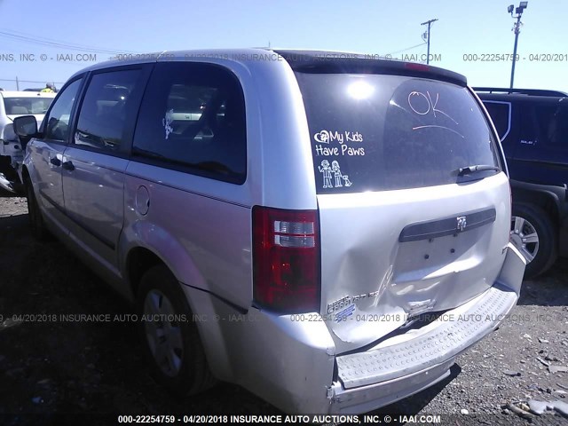 1D8HN44H18B170378 - 2008 DODGE GRAND CARAVAN SE SILVER photo 6