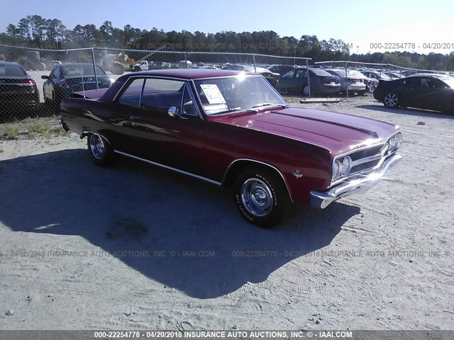 136375B152231 - 1965 CHEV CHEVELLE  RED photo 1