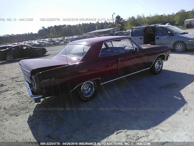 136375B152231 - 1965 CHEV CHEVELLE  RED photo 4