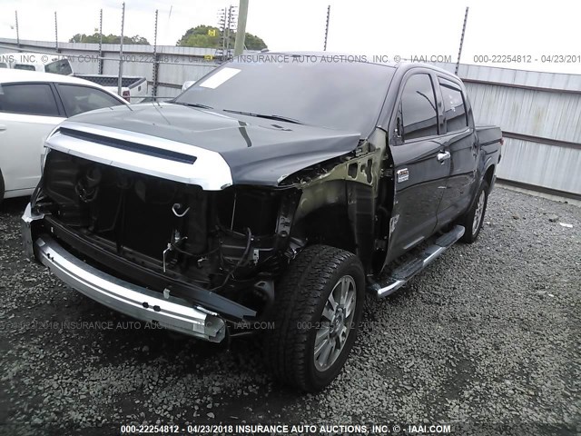 5TFAW5F10JX695542 - 2018 TOYOTA TUNDRA CREWMAX 1794/PLATINUM 黑色 照片 6