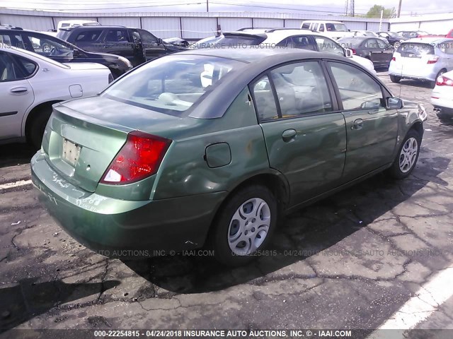 1G8AJ52F13Z118360 - 2003 SATURN ION LEVEL 2 Yaşıl foto 4