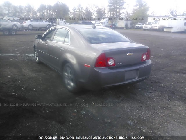 1G1ZB5E0XCF106716 - 2012 CHEVROLET MALIBU LS 棕色 照片 3