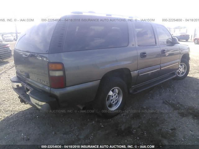 1GNEC16Z22J103773 - 2002 CHEVROLET SUBURBAN C1500 GRAY photo 4