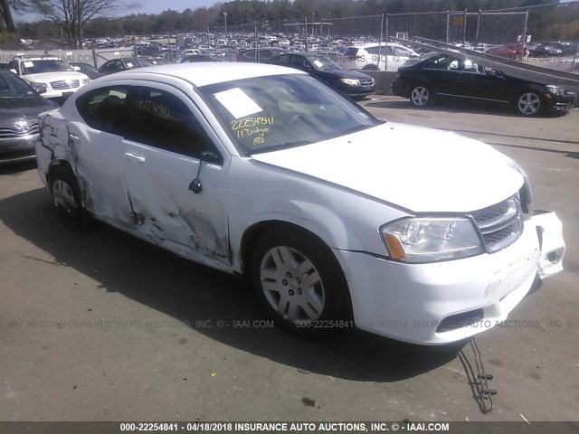 1B3BD4FB4BN598551 - 2011 DODGE AVENGER EXPRESS 白色 照片 1