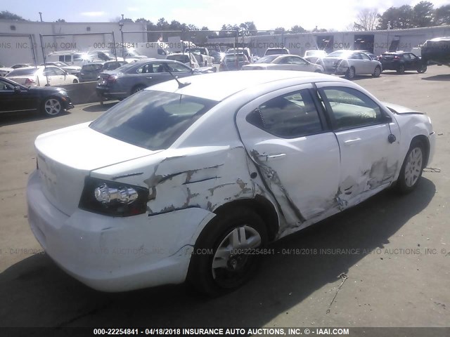 1B3BD4FB4BN598551 - 2011 DODGE AVENGER EXPRESS WHITE photo 6