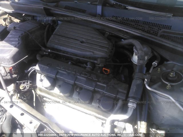 2HGES16384H583251 - 2004 HONDA CIVIC DX VP Gümüş foto 10