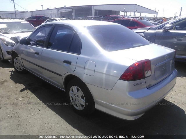 2HGES16384H583251 - 2004 HONDA CIVIC DX VP Gümüş foto 3