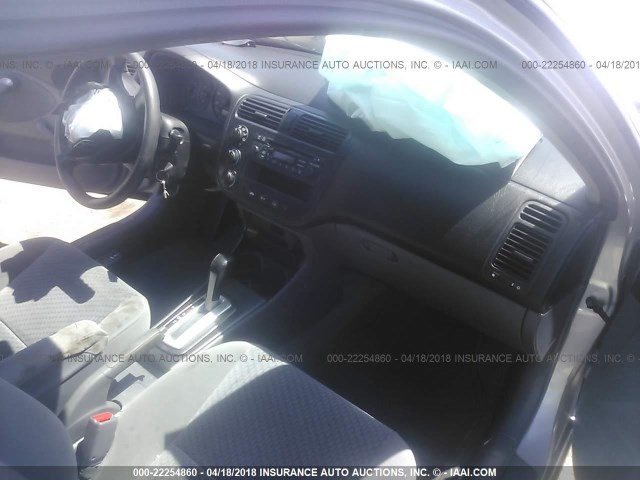 2HGES16384H583251 - 2004 HONDA CIVIC DX VP Gümüş foto 5