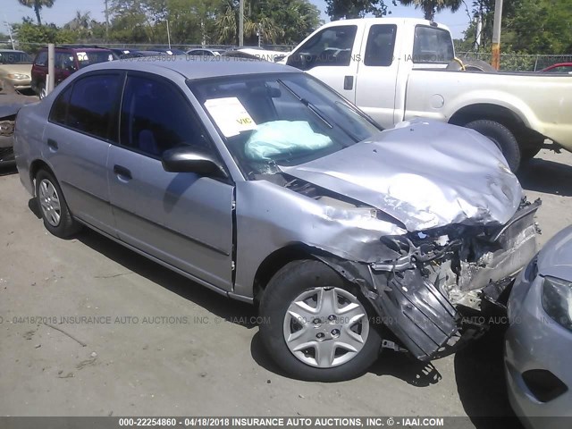 2HGES16384H583251 - 2004 HONDA CIVIC DX VP Gümüş foto 6