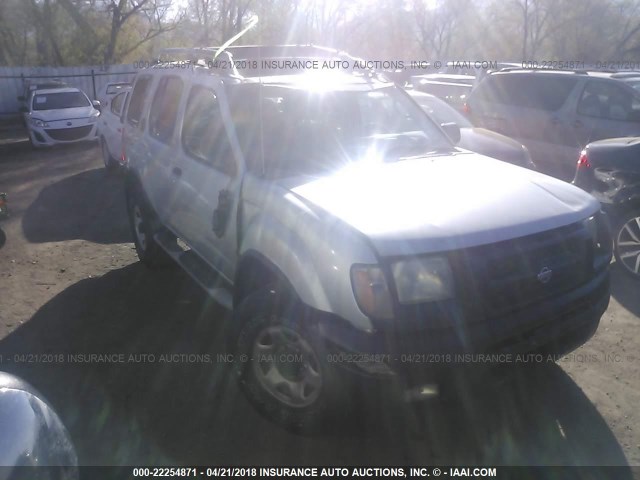 5N1ED28T9YC607380 - 2000 NISSAN XTERRA XE/SE SILVER photo 1