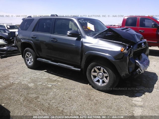 JTEBU5JR1F5246375 - 2015 TOYOTA 4RUNNER SR5/LIMITED/TRAIL/TRD PRO GRAY photo 1