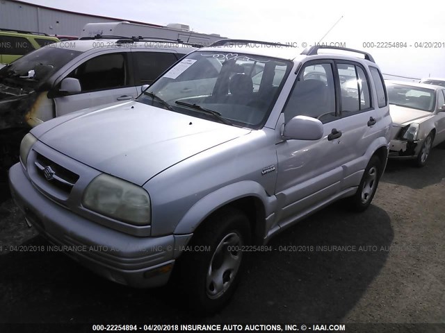 JS3TD62V4Y4114750 - 2000 SUZUKI GRAND VITARA JLX/LIMITED/JX SILVER photo 2