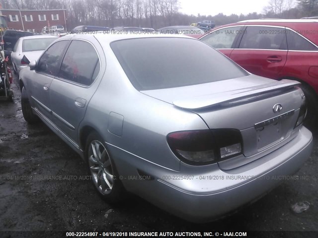 JNKDA31AX2T006394 - 2002 INFINITI I35 SILVER photo 3