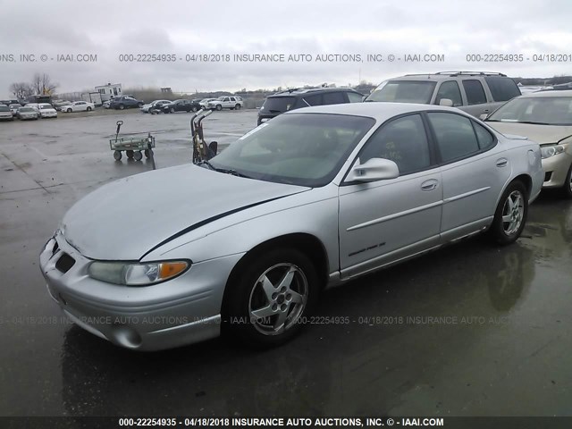 1G2WK52J72F238360 - 2002 PONTIAC GRAND PRIX SE SILVER photo 2