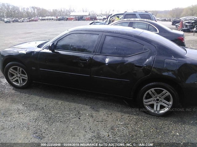 2B3KA53H96H488536 - 2006 DODGE CHARGER R/T BLACK photo 6