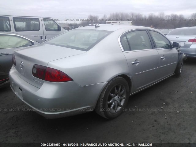 1G4HD57237U162523 - 2007 BUICK LUCERNE CXL SILVER photo 4