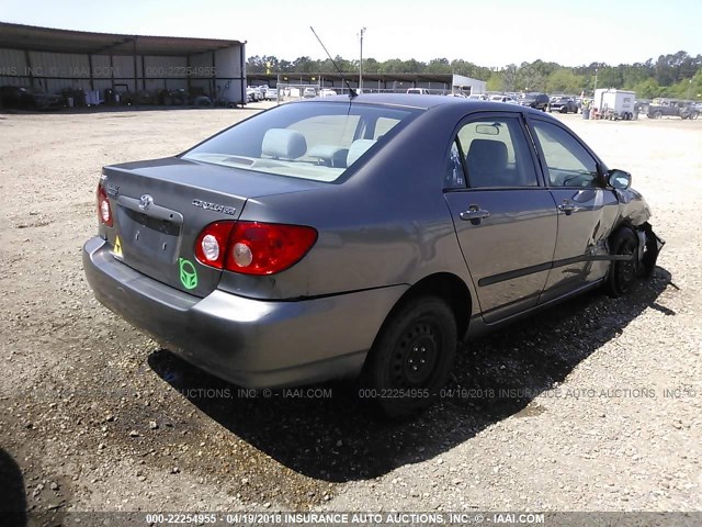 1NXBR32E36Z696035 - 2006 TOYOTA COROLLA CE/LE/S GRAY photo 4