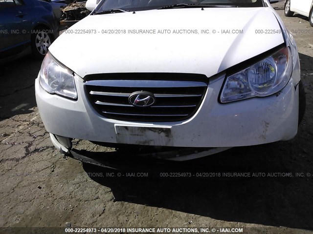 KMHDU46D68U476759 - 2008 HYUNDAI ELANTRA GLS/SE/LIMITED WHITE photo 6