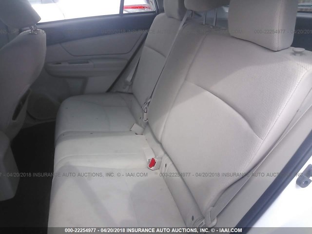 JF1GPAA63CG202738 - 2012 SUBARU IMPREZA WHITE photo 8