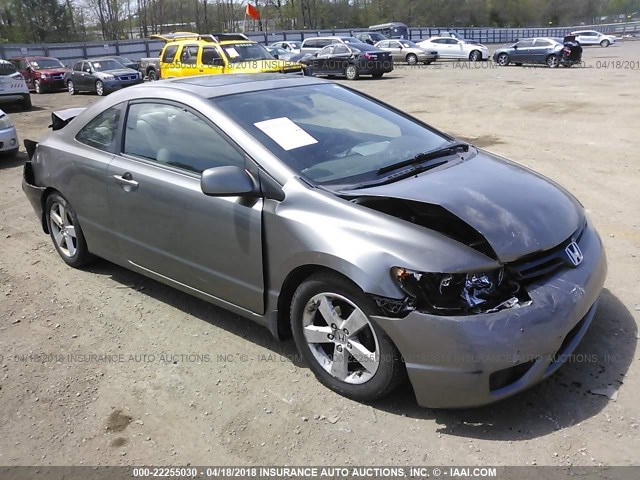 2HGFG12897H508831 - 2007 HONDA CIVIC EX GRAY photo 1