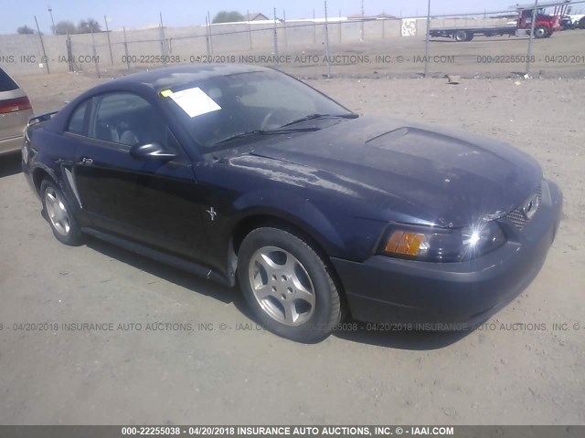 1FAFP40462F226288 - 2002 FORD MUSTANG BLUE photo 1