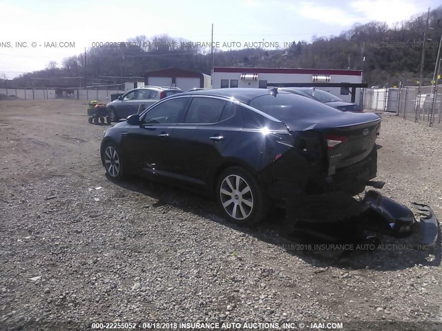 5XXGR4A61CG074190 - 2012 KIA OPTIMA SX BLACK photo 3