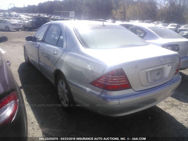 WDBNG83J96A483087 - 2006 MERCEDES-BENZ S 430 4MATIC SILVER photo 3