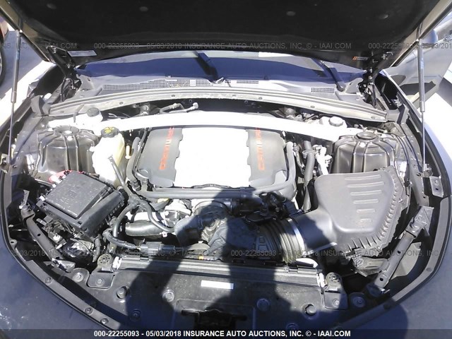 1G1FF3D79J0103462 - 2018 CHEVROLET CAMARO SS BLACK photo 10