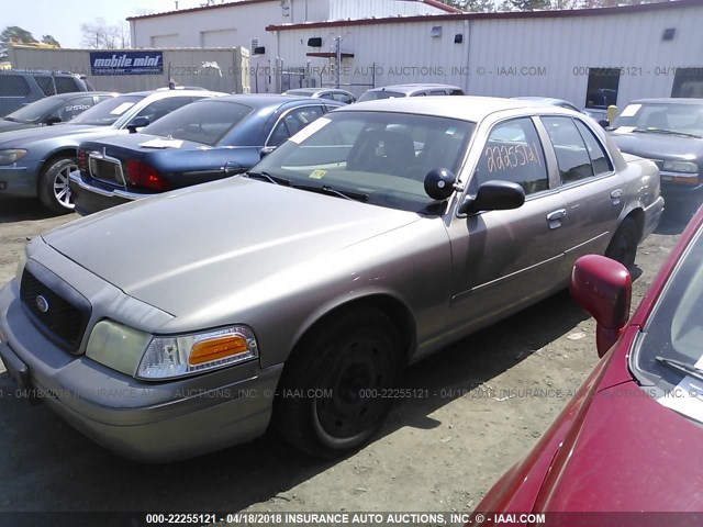 2FAFP71W23X141049 - 2003 FORD CROWN VICTORIA POLICE INTERCEPTOR Champagne photo 2