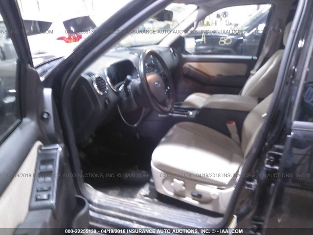 1FMEU73E78UA19073 - 2008 FORD EXPLORER XLT BLACK photo 5