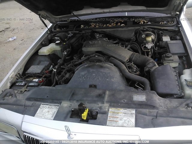 1LNLM81WXSY733336 - 1995 LINCOLN TOWN CAR EXECUTIVE Серебристый фото 10