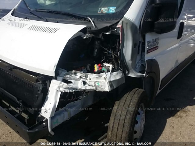 3C6TRVDGXHE511149 - 2017 RAM PROMASTER 2500 2500 HIGH WHITE photo 6