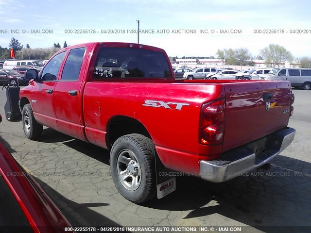 1D7HU18N18J192375 - 2008 DODGE RAM 1500 ST/SLT RED photo 3