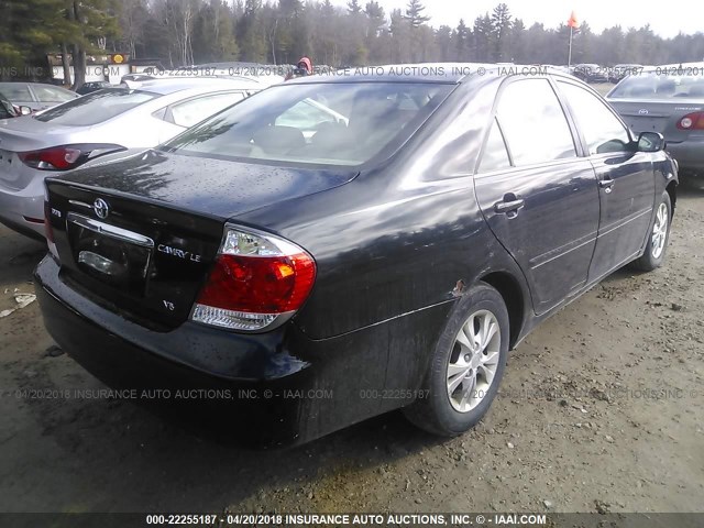 4T1BF32K86U622978 - 2006 TOYOTA CAMRY LE/XLE/SE BLACK photo 4