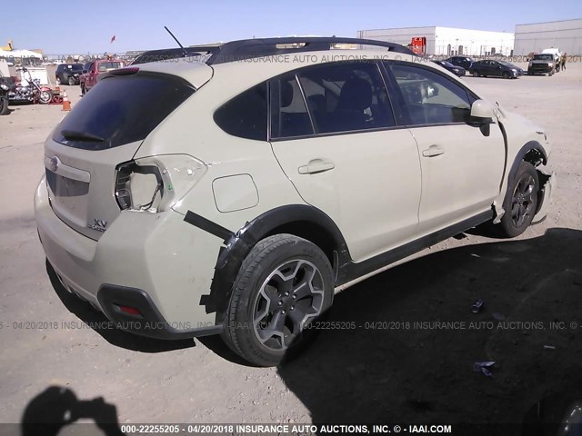 JF2GPAWCXE8338680 - 2014 SUBARU XV CROSSTREK 2.0 PREMIUM GRAY photo 4