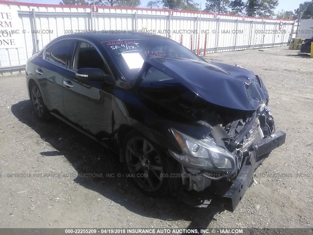 1N4AA5AP3EC433964 - 2014 NISSAN MAXIMA S/SV BLACK photo 1