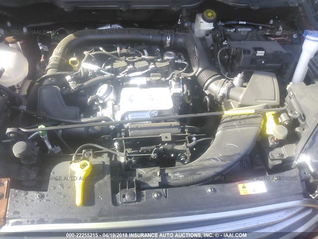 MAJ3P1TE1JC162327 - 2018 FORD ECOSPORT SE ORANGE photo 10