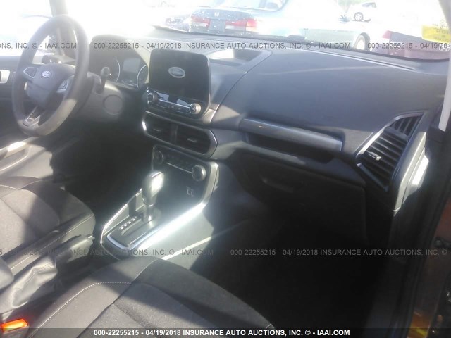 MAJ3P1TE1JC162327 - 2018 FORD ECOSPORT SE ORANGE photo 5