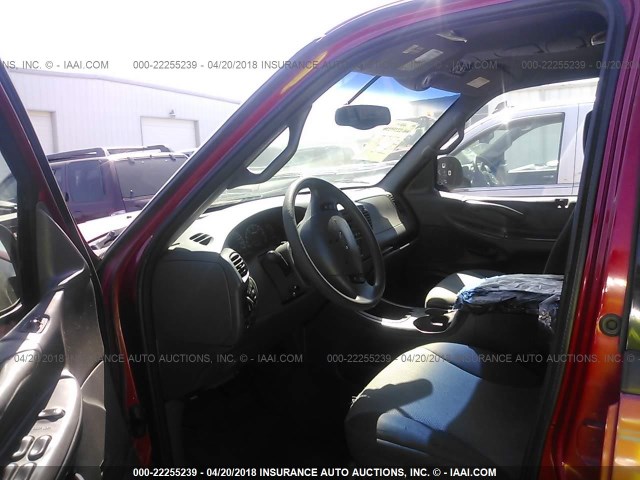 1FMRU1667YLB72545 - 2000 FORD EXPEDITION XLT 红色 照片 5