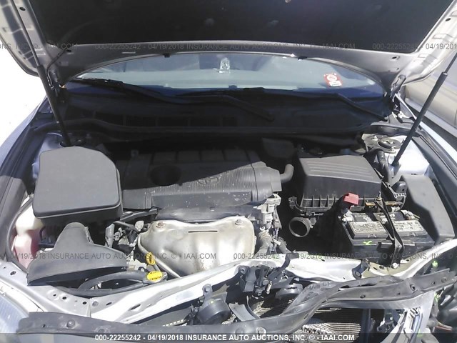 4T1BF3EK2BU766063 - 2011 TOYOTA CAMRY SE/LE/XLE SILVER photo 10