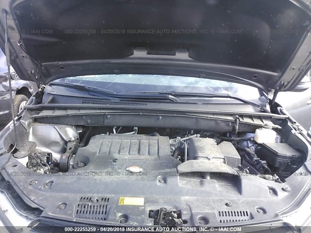 5TDJKRFH6FS210690 - 2015 TOYOTA HIGHLANDER XLE ნაცრისფერი ფოტო 10