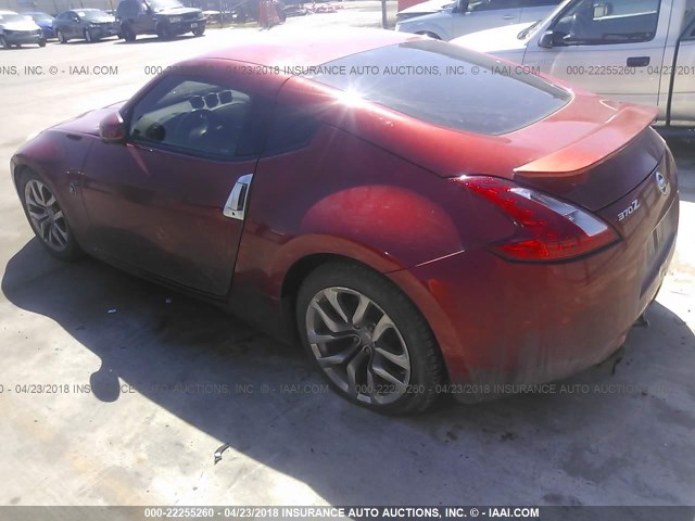 JN1AZ4EH3EM631456 - 2014 NISSAN 370Z TOURING/NISMO RED photo 3