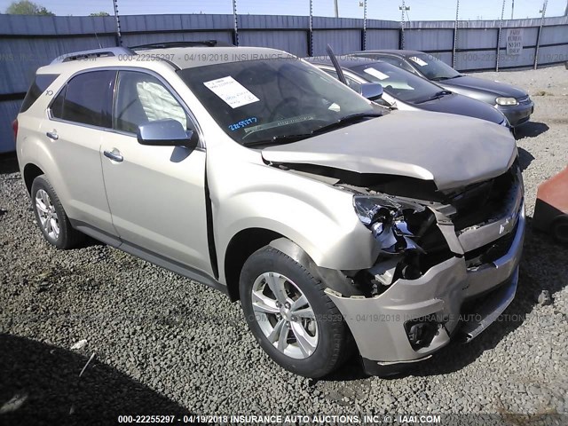 2CNFLGEC4B6327701 - 2011 CHEVROLET EQUINOX LTZ TAN photo 1