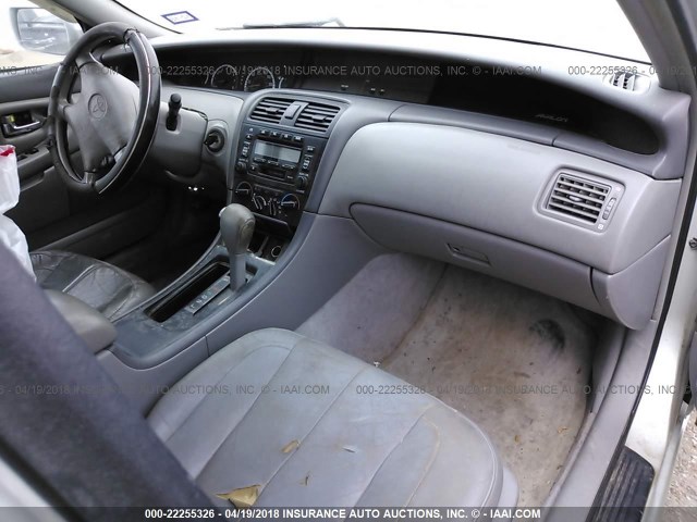 4T1BF28B81U116805 - 2001 TOYOTA AVALON XL/XLS SILVER photo 5