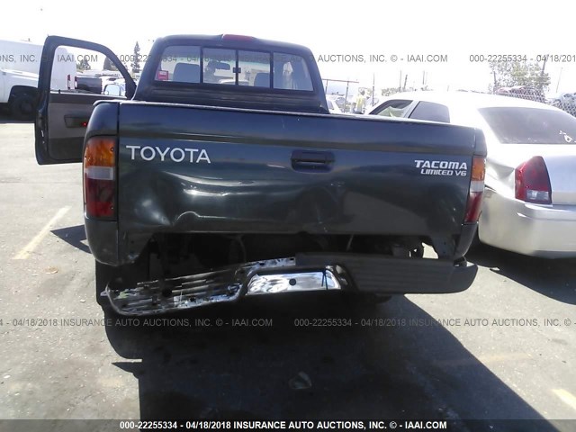 4TAWN74N3WZ124550 - 1998 TOYOTA TACOMA XTRACAB LIMITED/SR5 GREEN photo 6